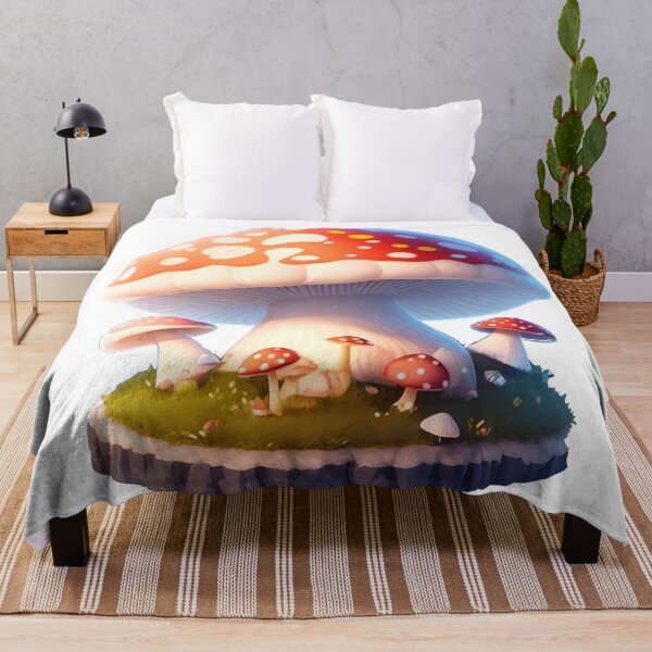 Item preview, Fantasy Mushroom Sticker: Cinematic 3D Vector Art with Whimsical Charm designed and sold by WASjourney.