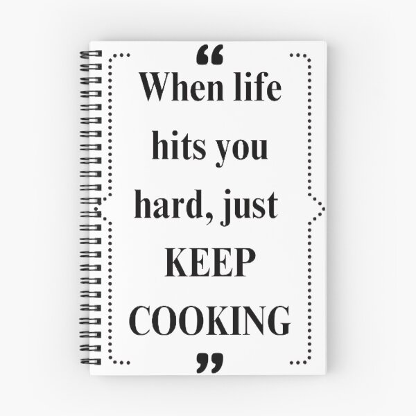 Item preview, When life hits hard, just keep cooking designed and sold by CoolBuddyCool.