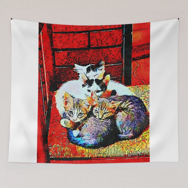 Item preview, kittens on a chair designed and sold by Bradipino.