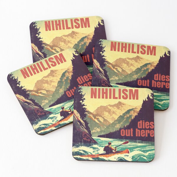 Item preview, Nihilism Dies Out Here Kayaking designed and sold by Esskay Designs.