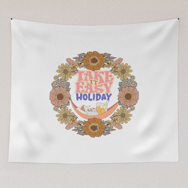 Item preview, Retro take it easy Holiday designed and sold by HAPPICHEST.