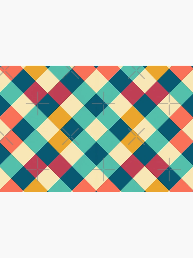 Thumbnail 4 of 4, Zipper Pouch, Square Pattern designed and sold by MagicColorPrint.