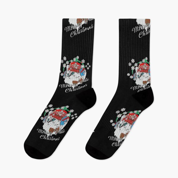 Item preview, Animal Winter Holiday Celebration: Merry White Christmas  designed and sold by SKETCHEAJ.