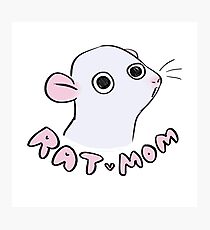 RAT MOM Photographic Print
