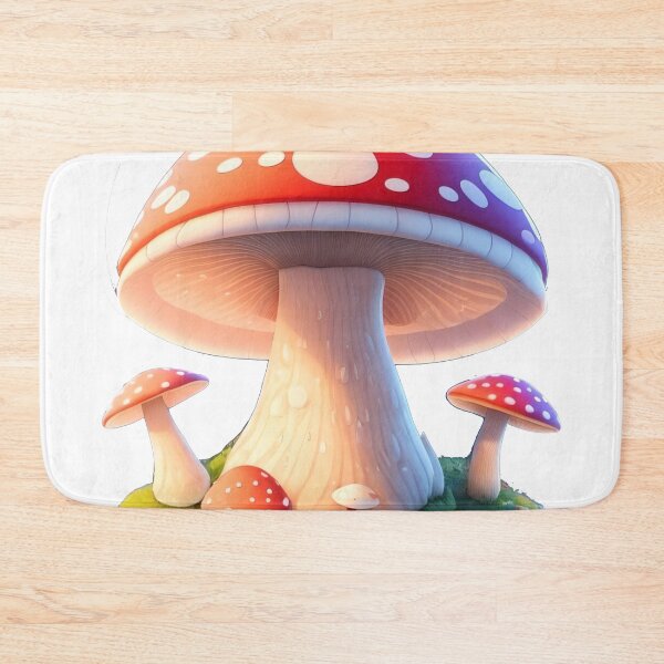 Item preview, Cinematic Mushroom Sticker: Whimsical 3D Vector Art with Charm designed and sold by WASjourney.