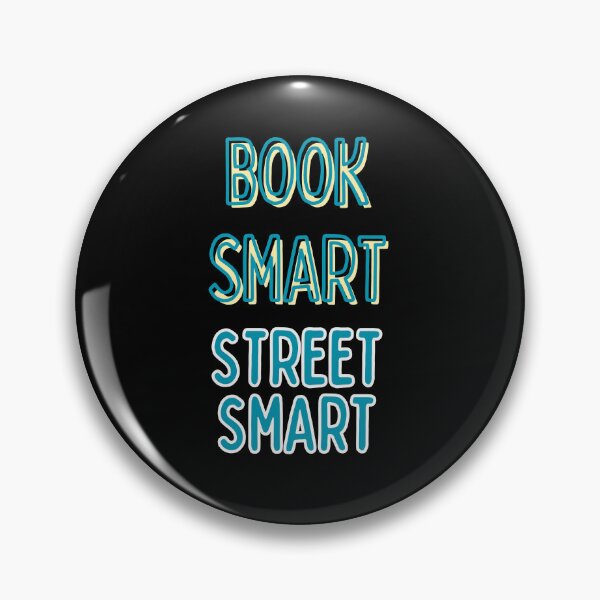 Item preview, Book Smart Street Smart Typography designed and sold by Aestheticlanart.