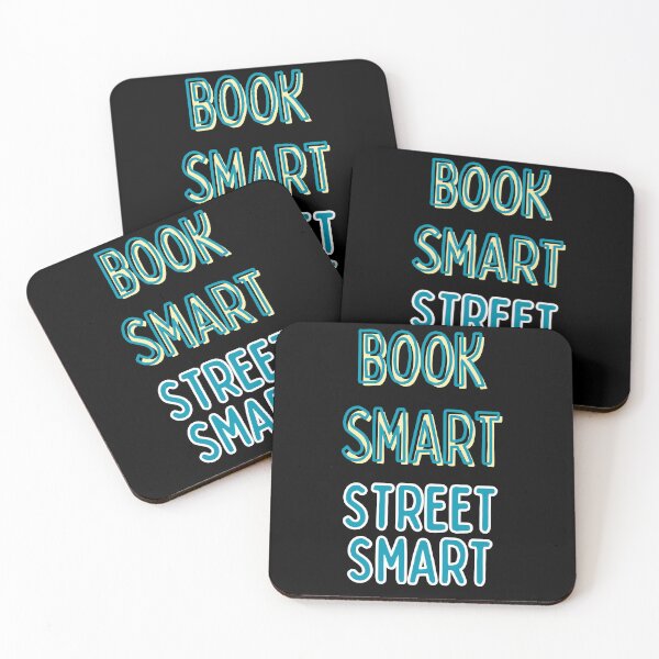 Item preview, Book Smart Street Smart Typography designed and sold by Aestheticlanart.