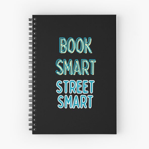 Item preview, Book Smart Street Smart Typography designed and sold by Aestheticlanart.