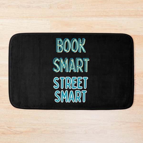 Item preview, Book Smart Street Smart Typography designed and sold by Aestheticlanart.