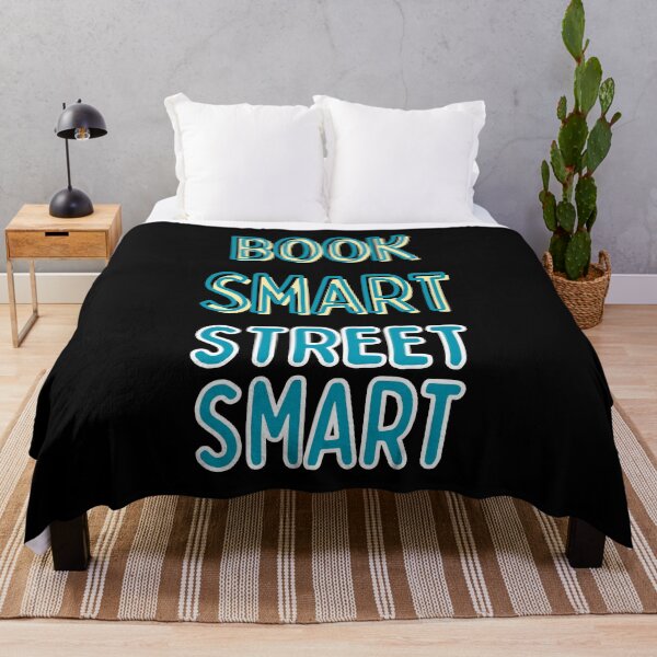 Item preview, Book Smart Street Smart Typography designed and sold by Aestheticlanart.