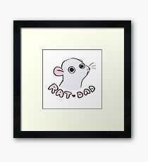 RAT DAD Framed Print