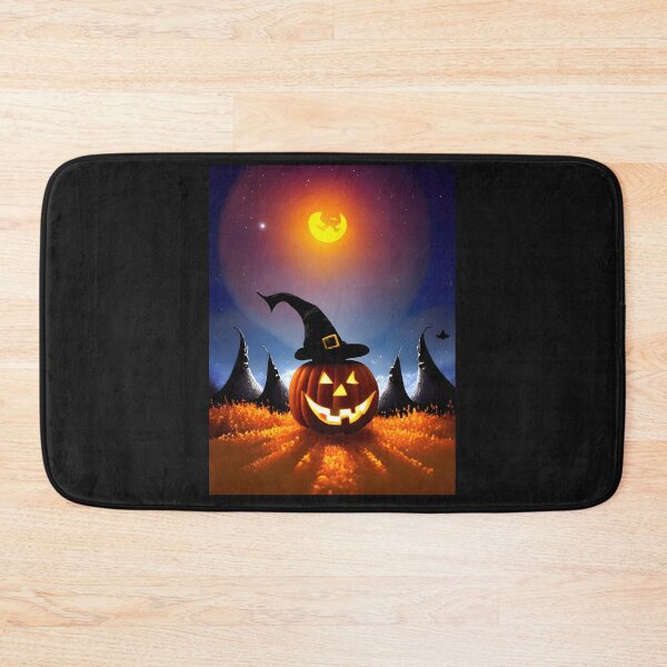 Item preview, Happy Halloween Pumpkin - 10 "Yellow Pumpkin Moon" designed and sold by Artekinium.