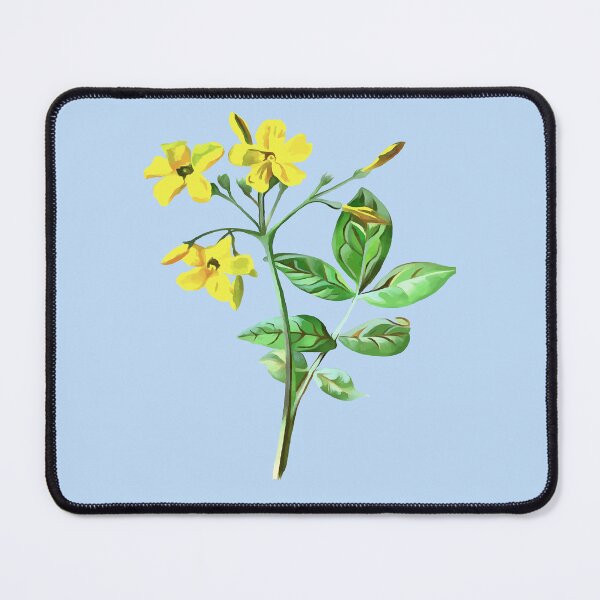 Item preview, Carolina Jasmine Botanical Art Cut Out designed and sold by taiche.