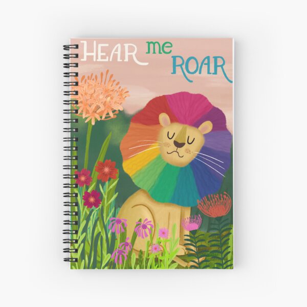 Lion; hear me roar Spiral Notebook