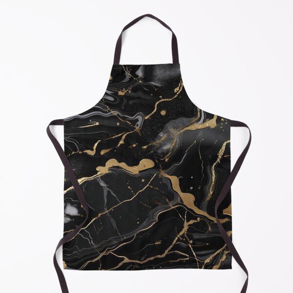 Item preview, Abstract Black Marble with Veins of Gold designed and sold by BirdsnStuff.