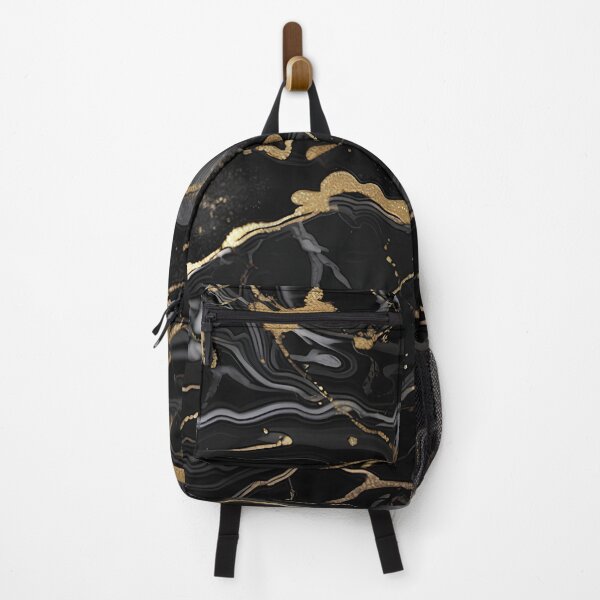 Item preview, Abstract Black Marble with Veins of Gold designed and sold by BirdsnStuff.