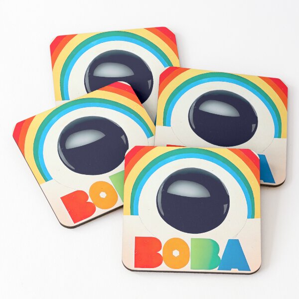 Artikelvorschau, 1970er Jahre Vintage Regenbogen Boba entworfen und verkauft von Bobafun.