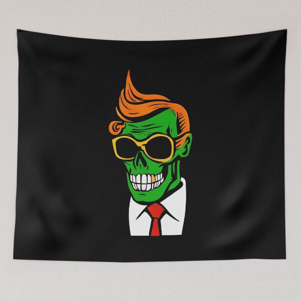 Item preview, The Green Skull Mask designed and sold by SkullsToGo.
