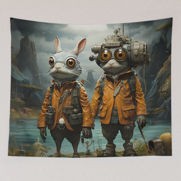 Item preview, ASTRO BUNNIES 3 designed and sold by 7FloydStore.
