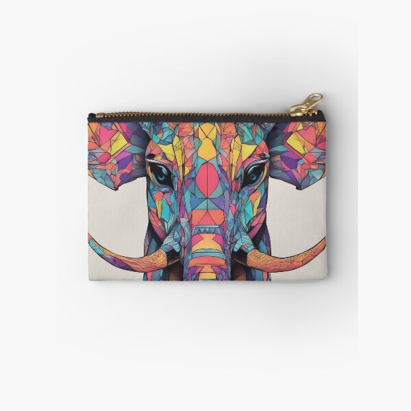 Item preview, Elephant with Vibrant Neon Outlines  designed and sold by Purrfectly  Furr.