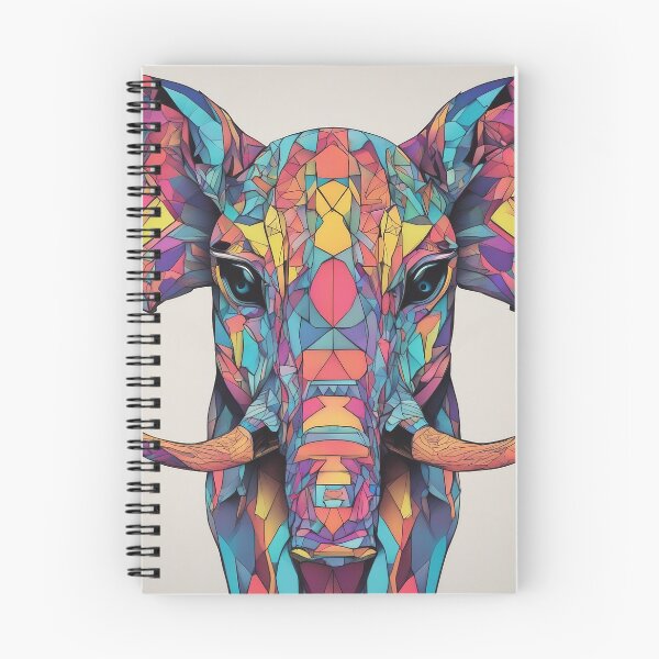 Item preview, Elephant with Vibrant Neon Outlines  designed and sold by Purrfectly  Furr.