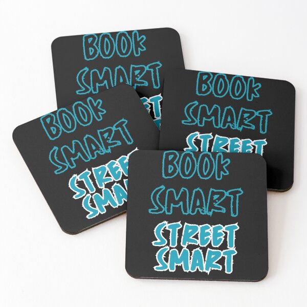 Item preview, Book Smart Street Smart Typography designed and sold by Aestheticlanart.