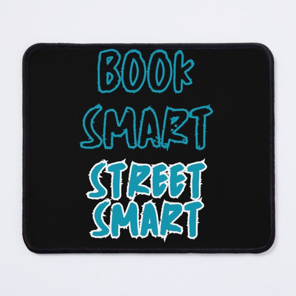 Item preview, Book Smart Street Smart Typography designed and sold by Aestheticlanart.