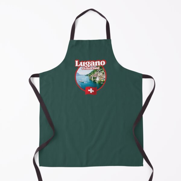 Item preview, Lugano Souvenirs and attractions for tourists, things to see in lugano old town, Swiss Holidays in Switzerland, Red Tourist badge, CH dad mom, grandpa grandma from Lugano, Visit Helvetia I Love Lugano designed and sold by SwissCalibre.