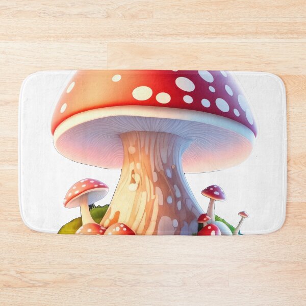 Item preview, Whimsical Mushroom Sticker: Cinematic 3D Vector Art and Charm designed and sold by WASjourney.