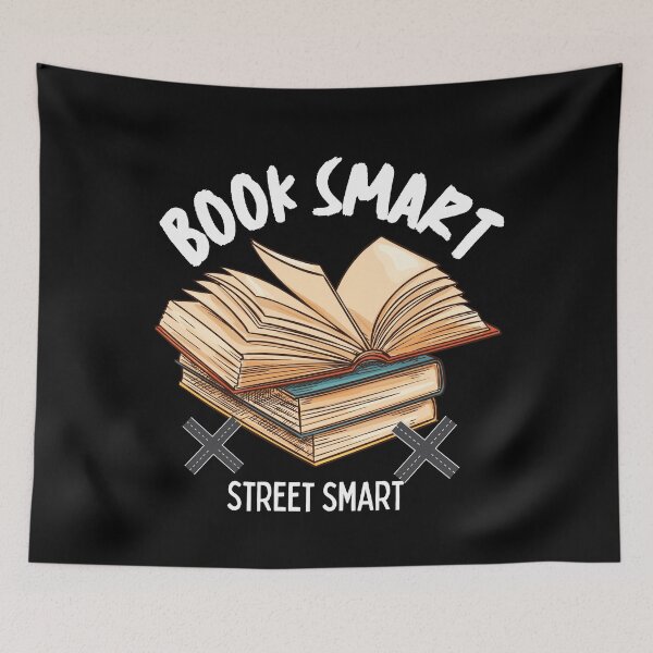 Item preview, Book Smart Street Smart Vintage designed and sold by Aestheticlanart.