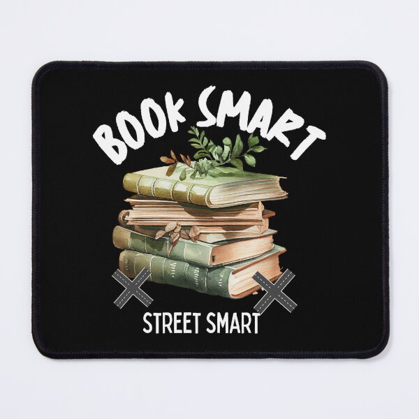 Item preview, Book Smart Street Smart Typography designed and sold by Aestheticlanart.