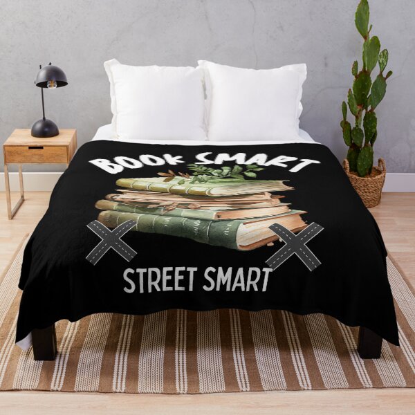 Item preview, Book Smart Street Smart Typography designed and sold by Aestheticlanart.