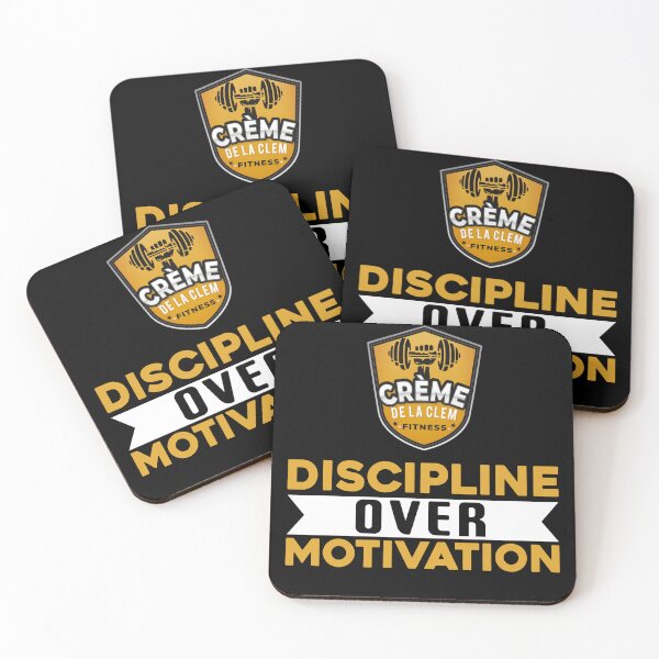 Item preview, discipline over motivation designed and sold by cremedelaclem91.