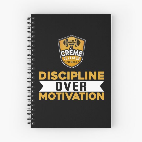 Item preview, discipline over motivation designed and sold by cremedelaclem91.
