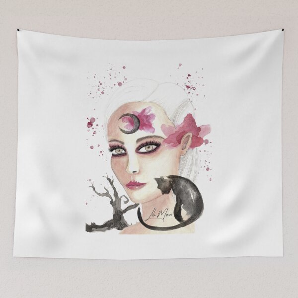 Item preview, dama de pelo blanco designed and sold by lilimoria.