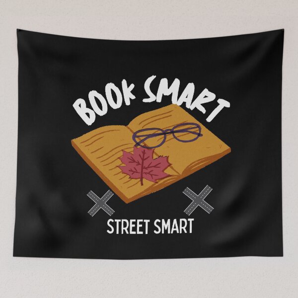 Item preview, Book Smart Street Smart quote designed and sold by Aestheticlanart.