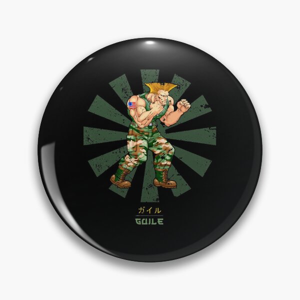 Item preview, Guile Street Fighter Retro Japanese designed and sold by DesignerBomboo.