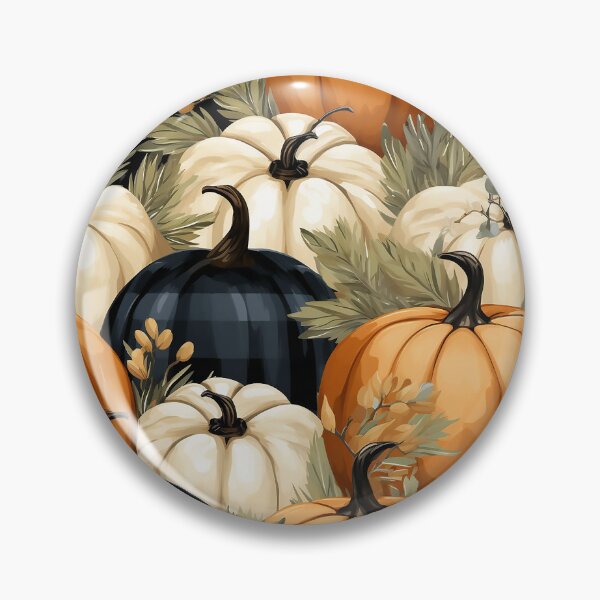 Item preview, Cute Pumpkin Design in Orange, White, and Buffalo Check designed and sold by LWLDesigns.