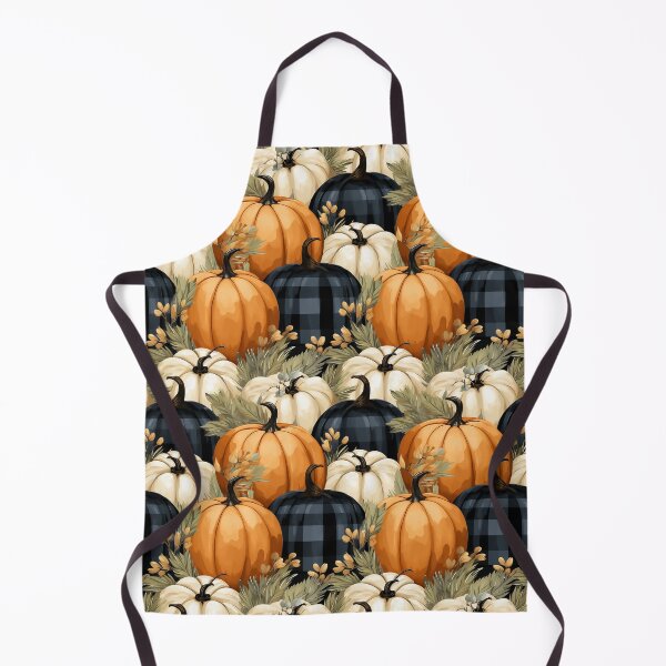 Item preview, Cute Pumpkin Design in Orange, White, and Buffalo Check designed and sold by LWLDesigns.