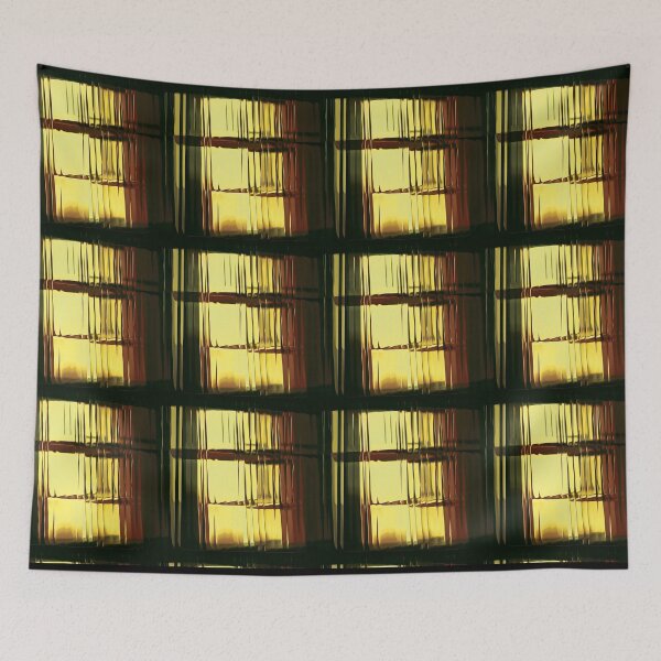 Item preview, Golden Elegance: Yellow Glass Elegant Pattern designed and sold by Noorkin.
