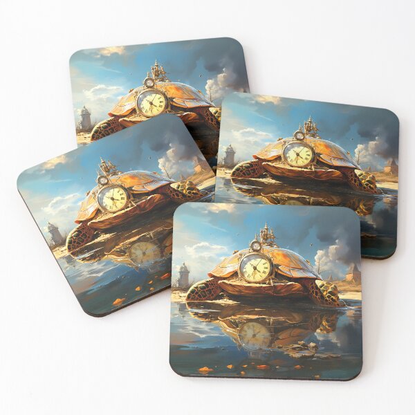 Item preview, TURTLE CLOCK DALI designed and sold by 7FloydStore.