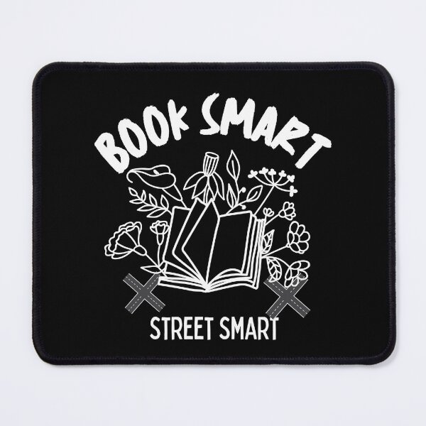 Item preview, Book Smart Street Smart quote designed and sold by Aestheticlanart.