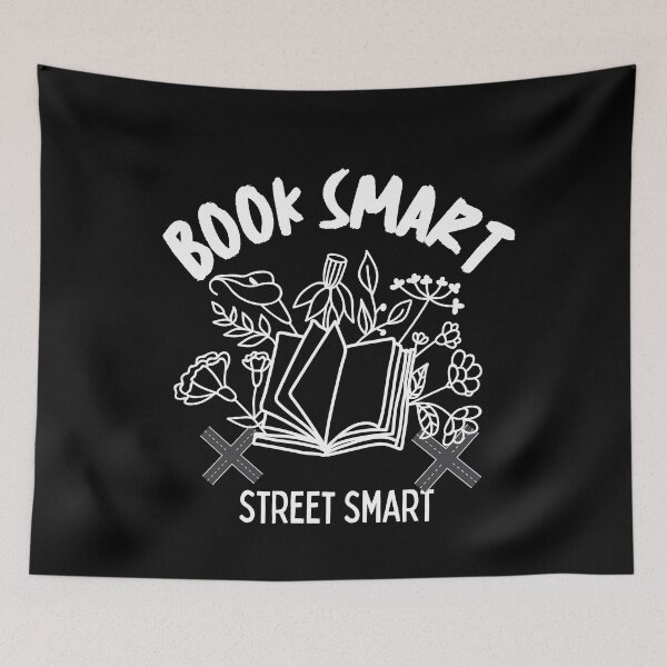 Item preview, Book Smart Street Smart quote designed and sold by Aestheticlanart.
