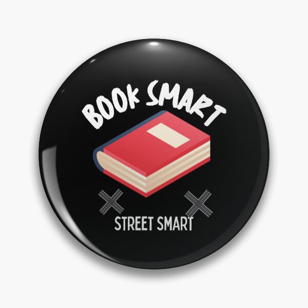 Item preview, Book Smart Street Smart quotes designed and sold by Aestheticlanart.