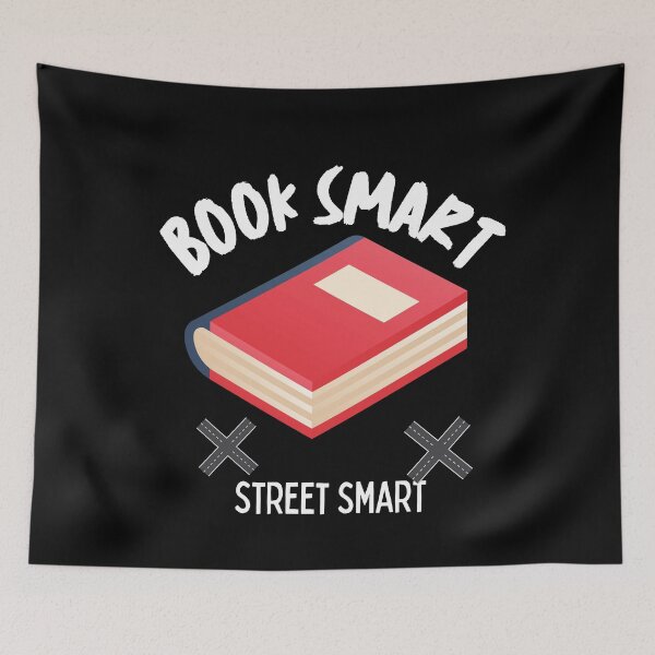 Item preview, Book Smart Street Smart quotes designed and sold by Aestheticlanart.