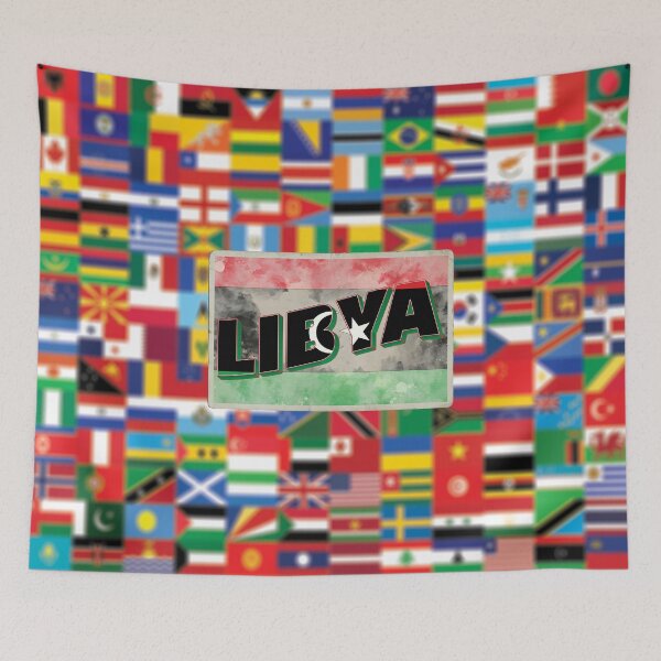 Item preview, Libya Vintage style retro souvenir designed and sold by DeveloperProp0.