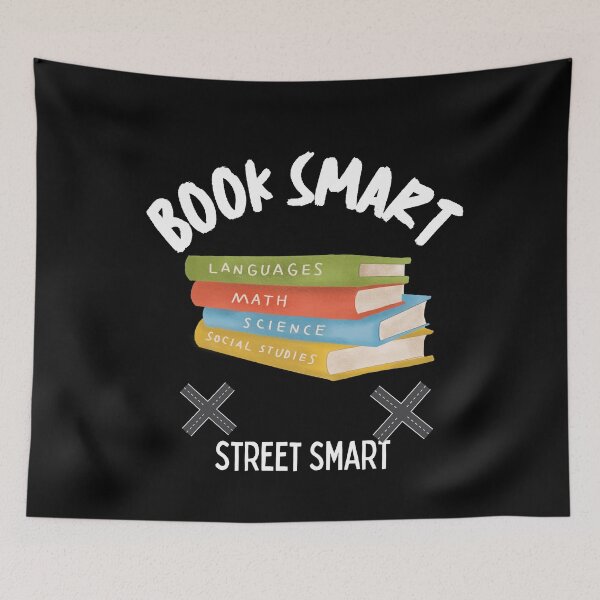 Item preview, Book Smart Street Smart college designed and sold by Aestheticlanart.