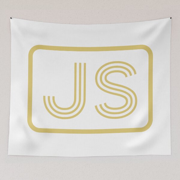 Artikelvorschau, JS-Initialen goldene geometrische Buchstaben entworfen und verkauft von Jeallan Designs.