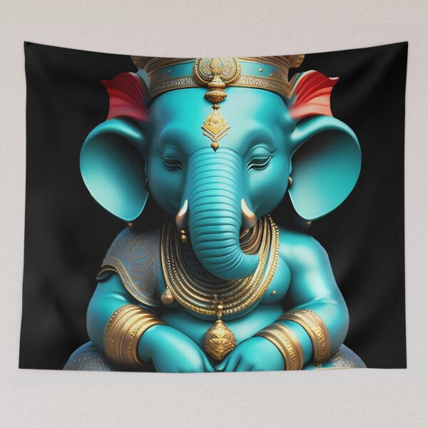 Item preview, Ganesha, the Elephant God of Wisdom and Good Luck designed and sold by deepakrode7.