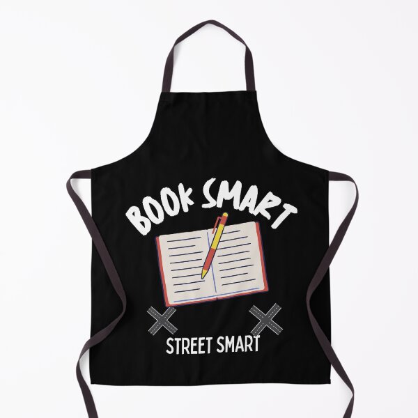 Item preview, Book Smart Street Smart funny saying designed and sold by Aestheticlanart.